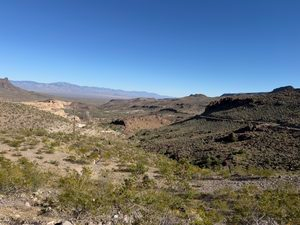 10-acre desert property with expansive mountain views in Topock, Arizona